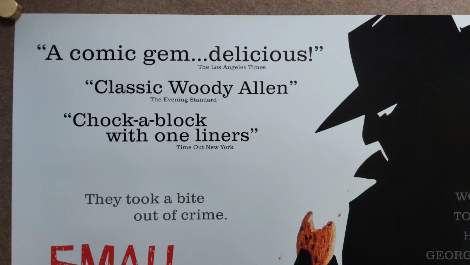 Small Time Crooks Original UK Quad Poster, image 2