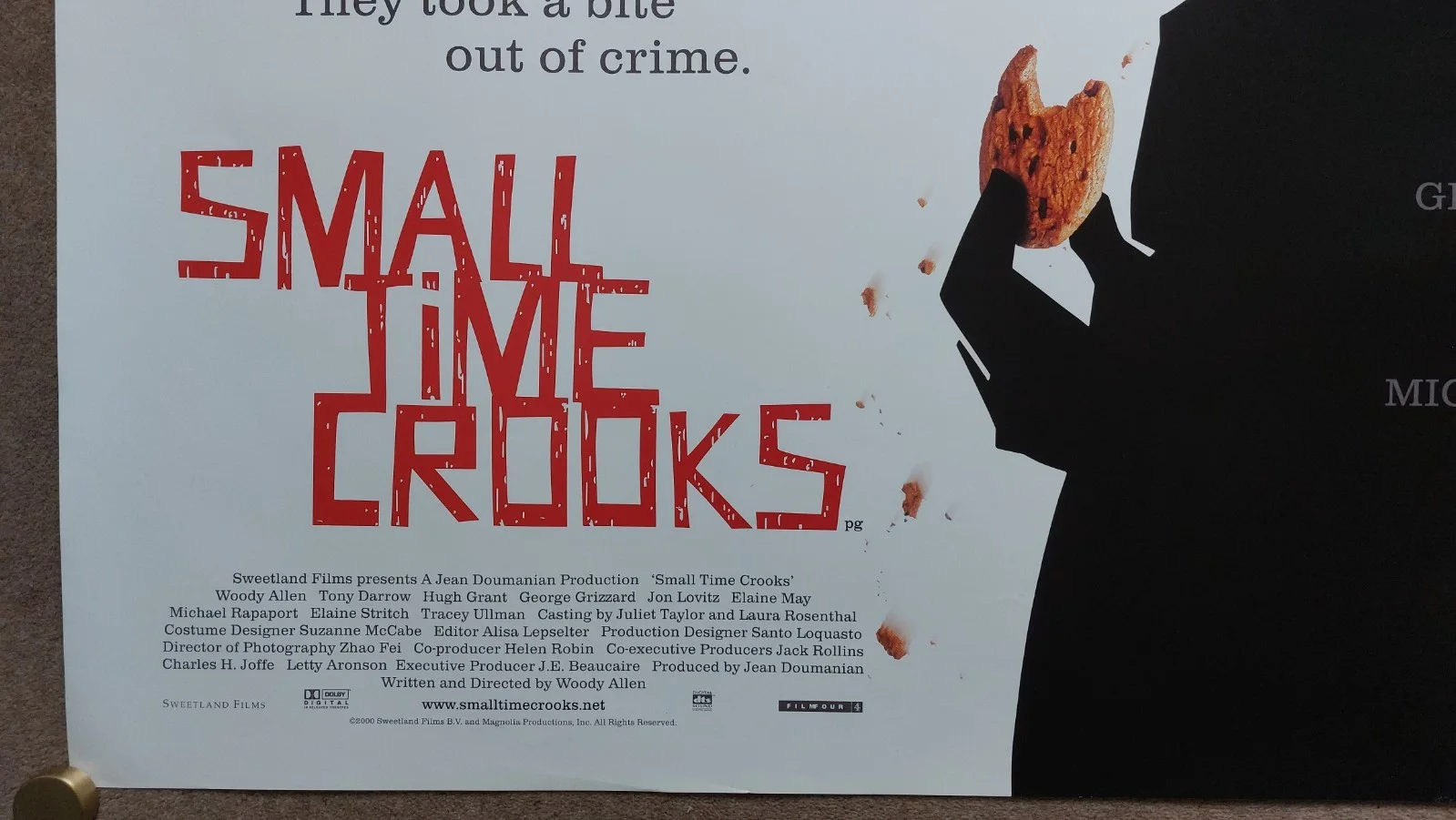 Small Time Crooks Original UK Quad Poster, image 3