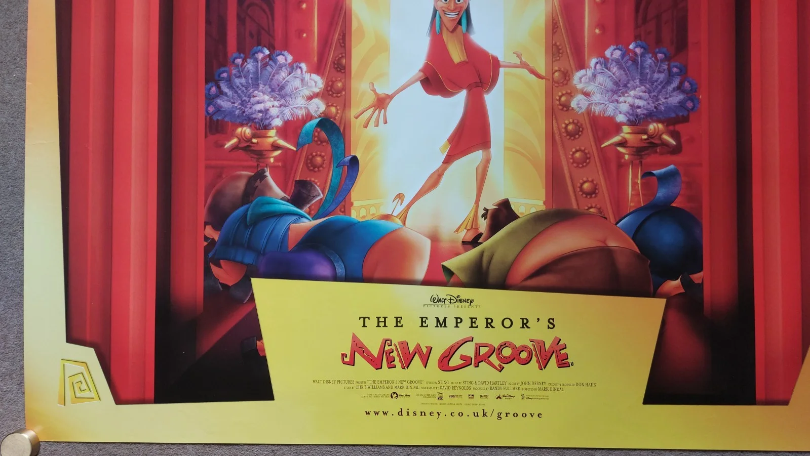 The Emperor's New Groove Original UK Quad Poster, image 3