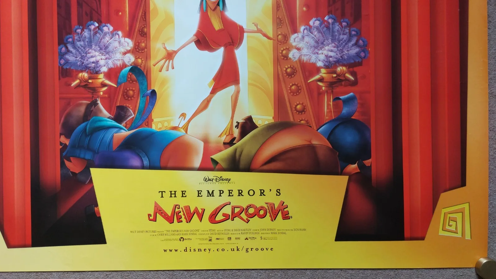 The Emperor's New Groove Original UK Quad Poster, image 4