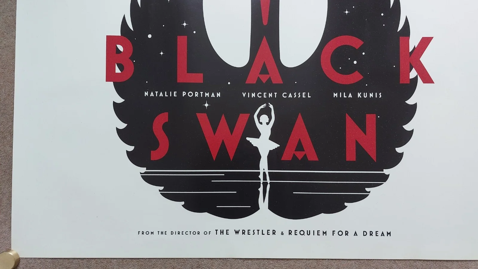 Black Swan Original UK Quad Poster, image 3