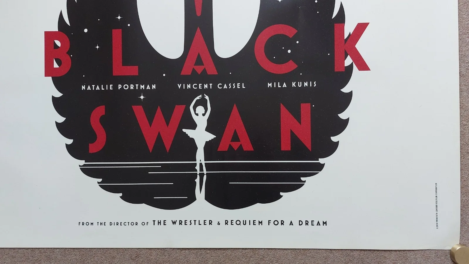 Black Swan Original UK Quad Poster, image 4
