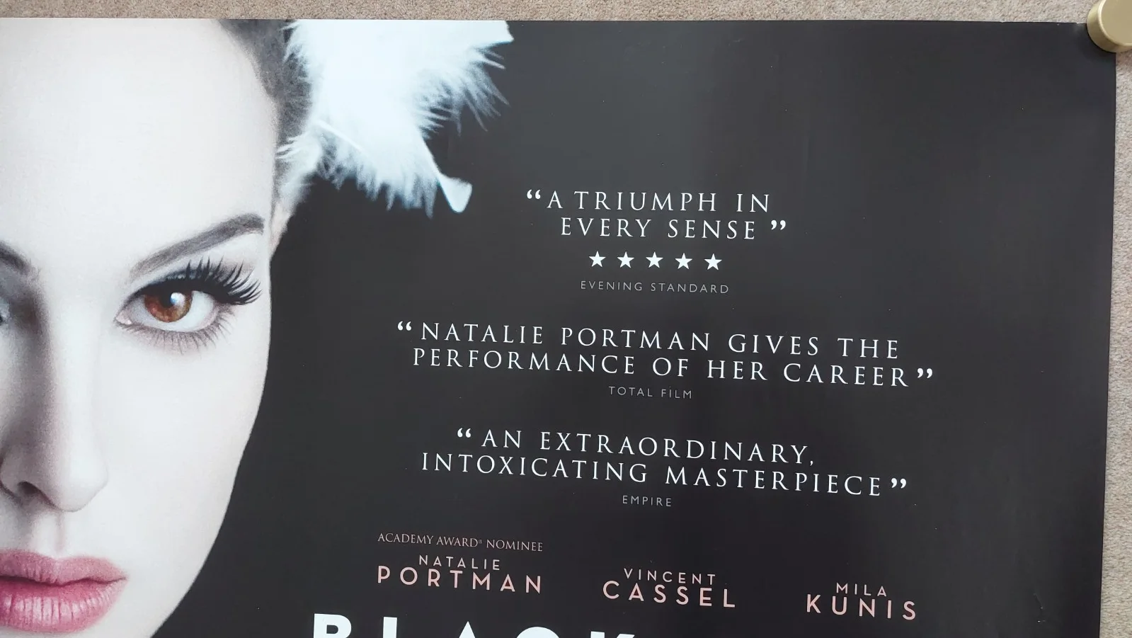 Black Swan Original UK Quad Poster, image 5