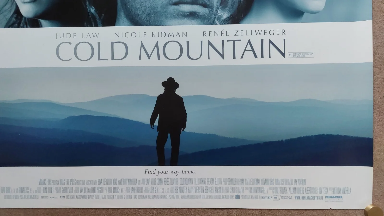 Cold Mountain Original UK Quad Poster, image 2