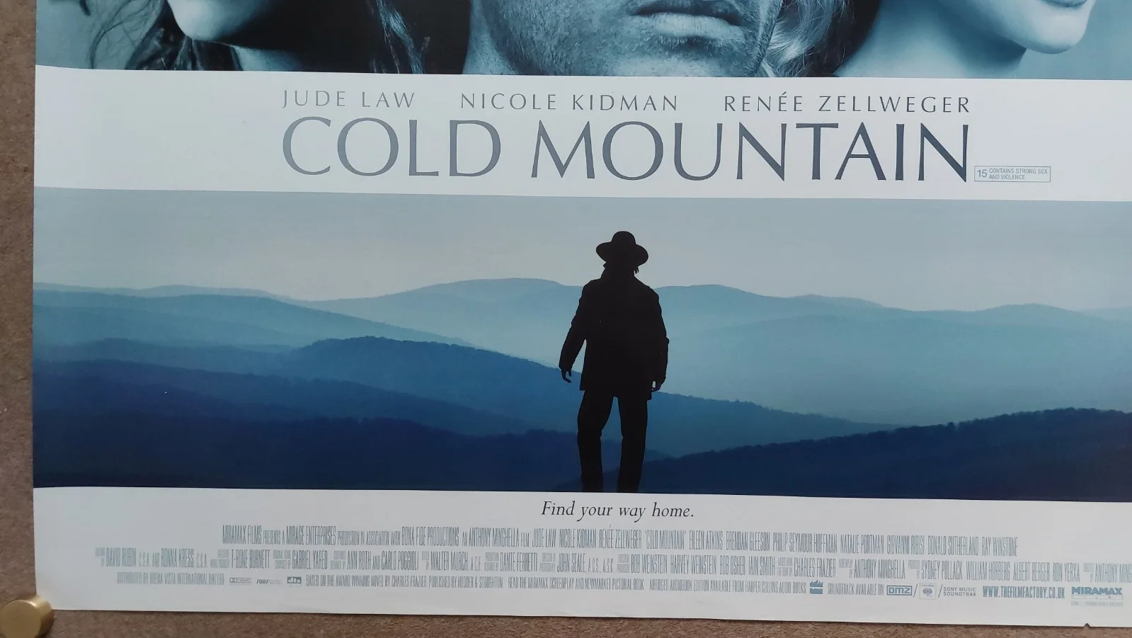 Cold Mountain Original UK Quad Poster, image 5