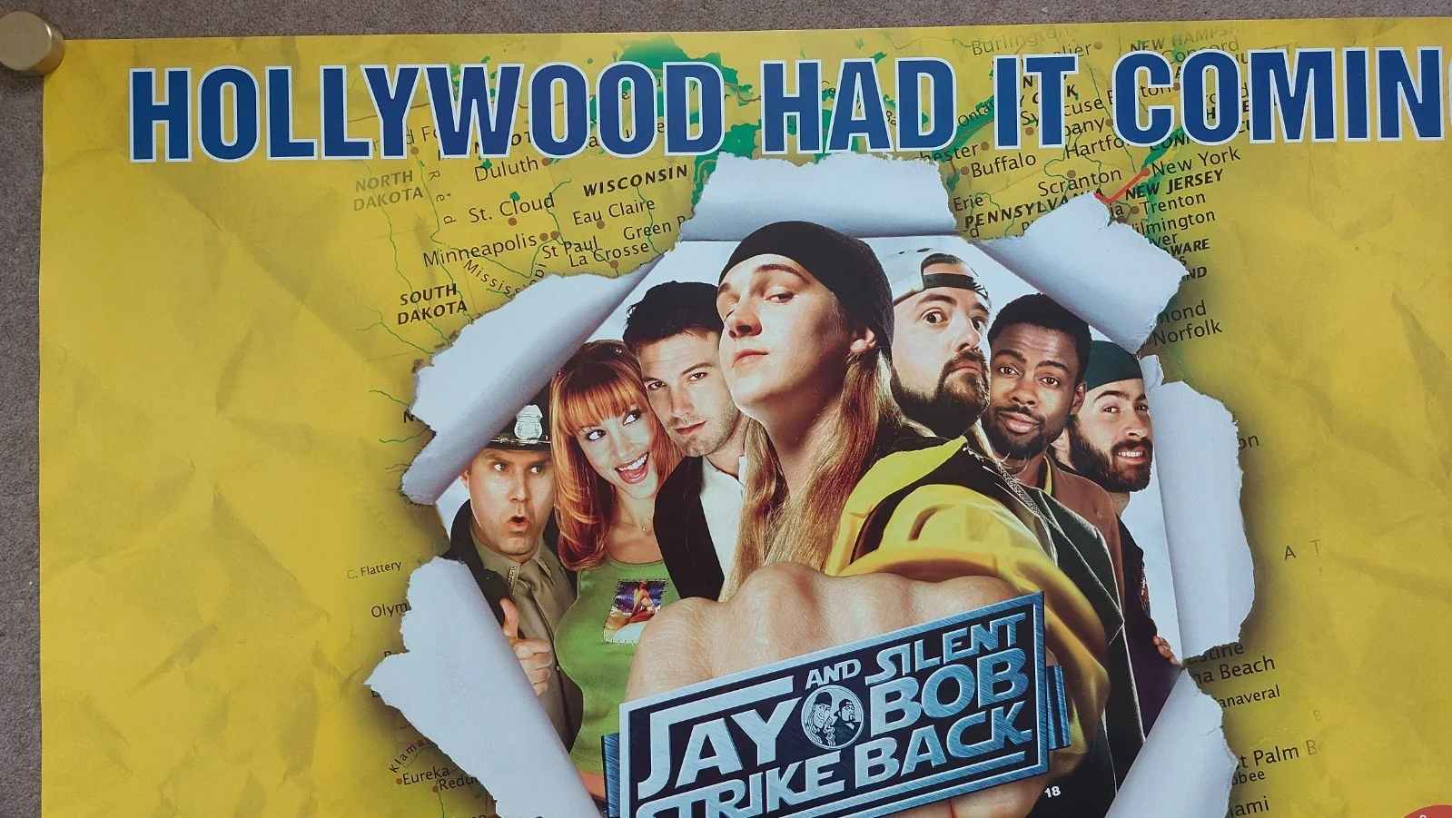 Jay and Silent Bob Strike Back Original UK Quad Poster, image 2