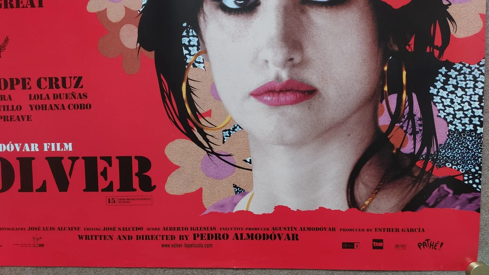 Volver Original UK Quad Poster, image 4