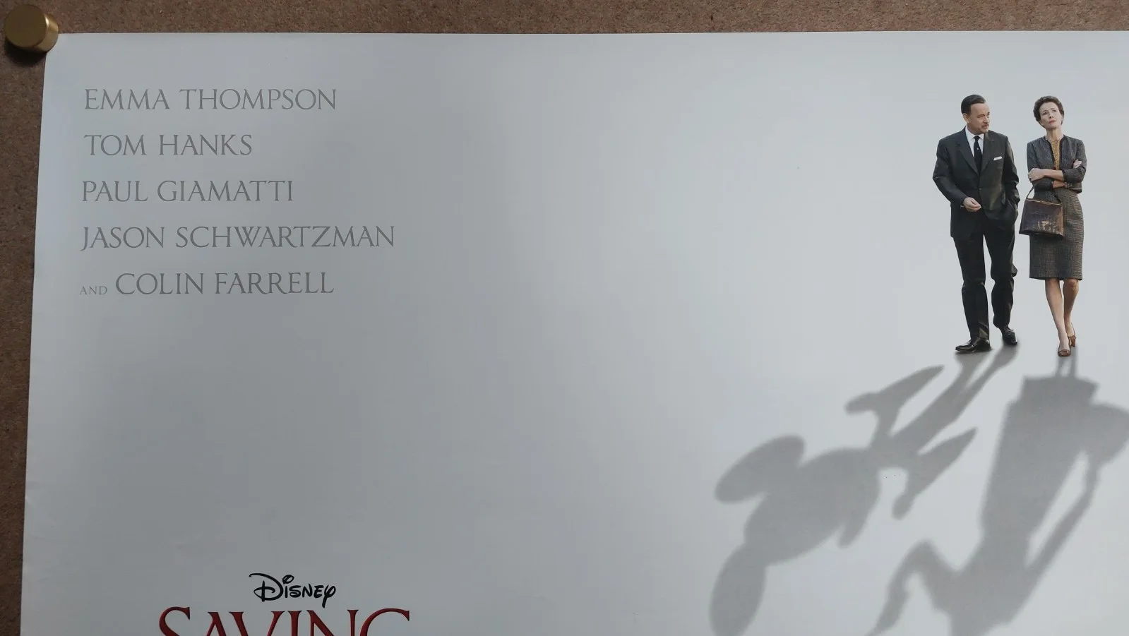 Saving Mr Banks Original UK Quad Poster, image 2