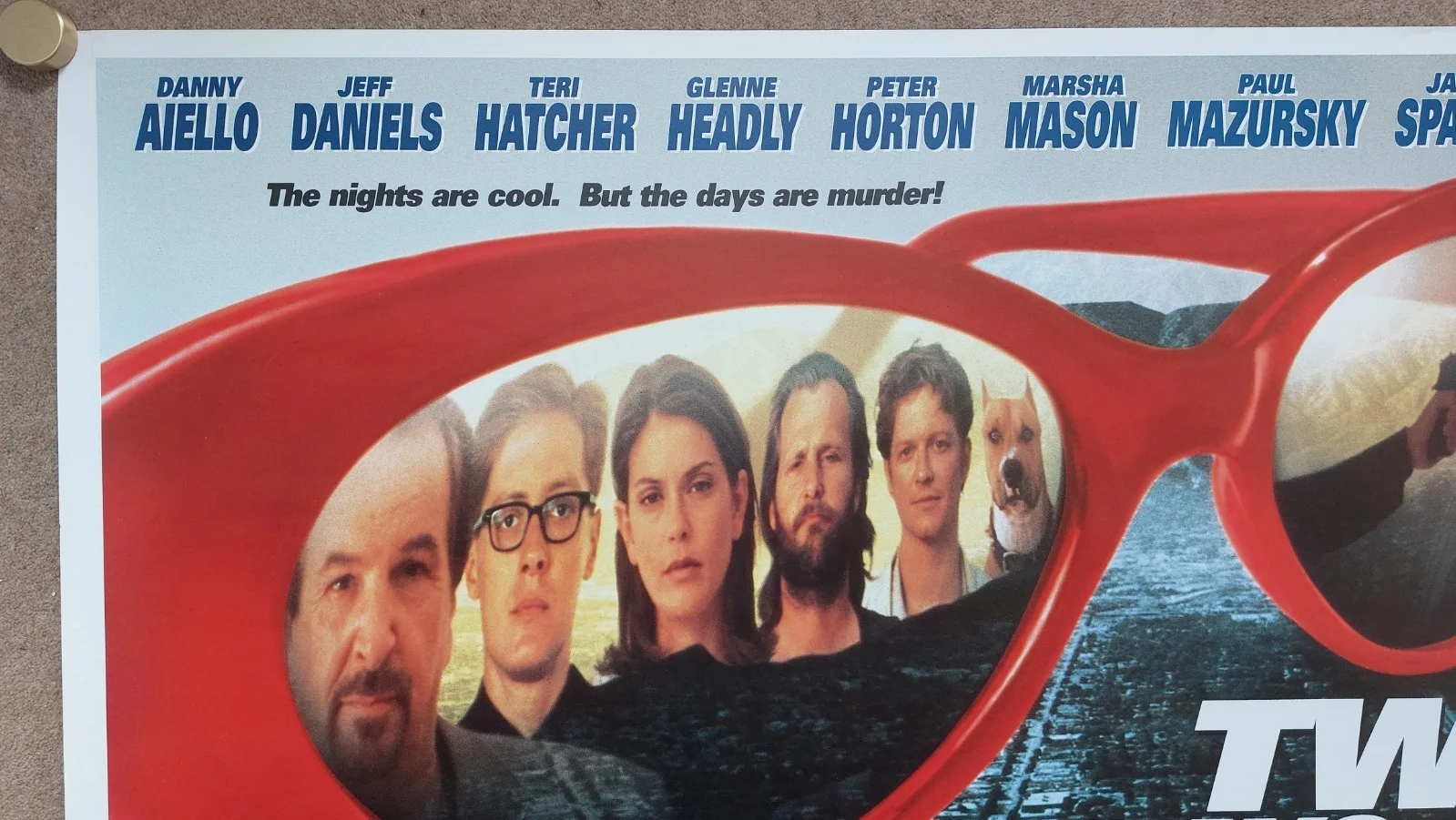 Two Days in the Valley Original UK Quad Poster, image 2