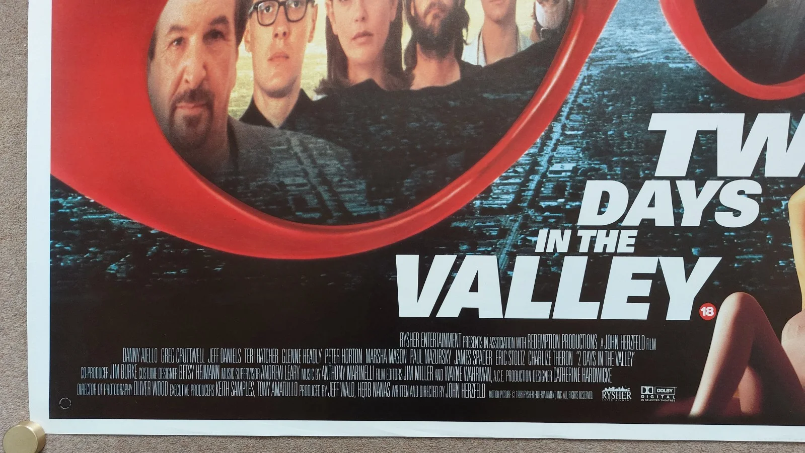 Two Days in the Valley Original UK Quad Poster, image 3