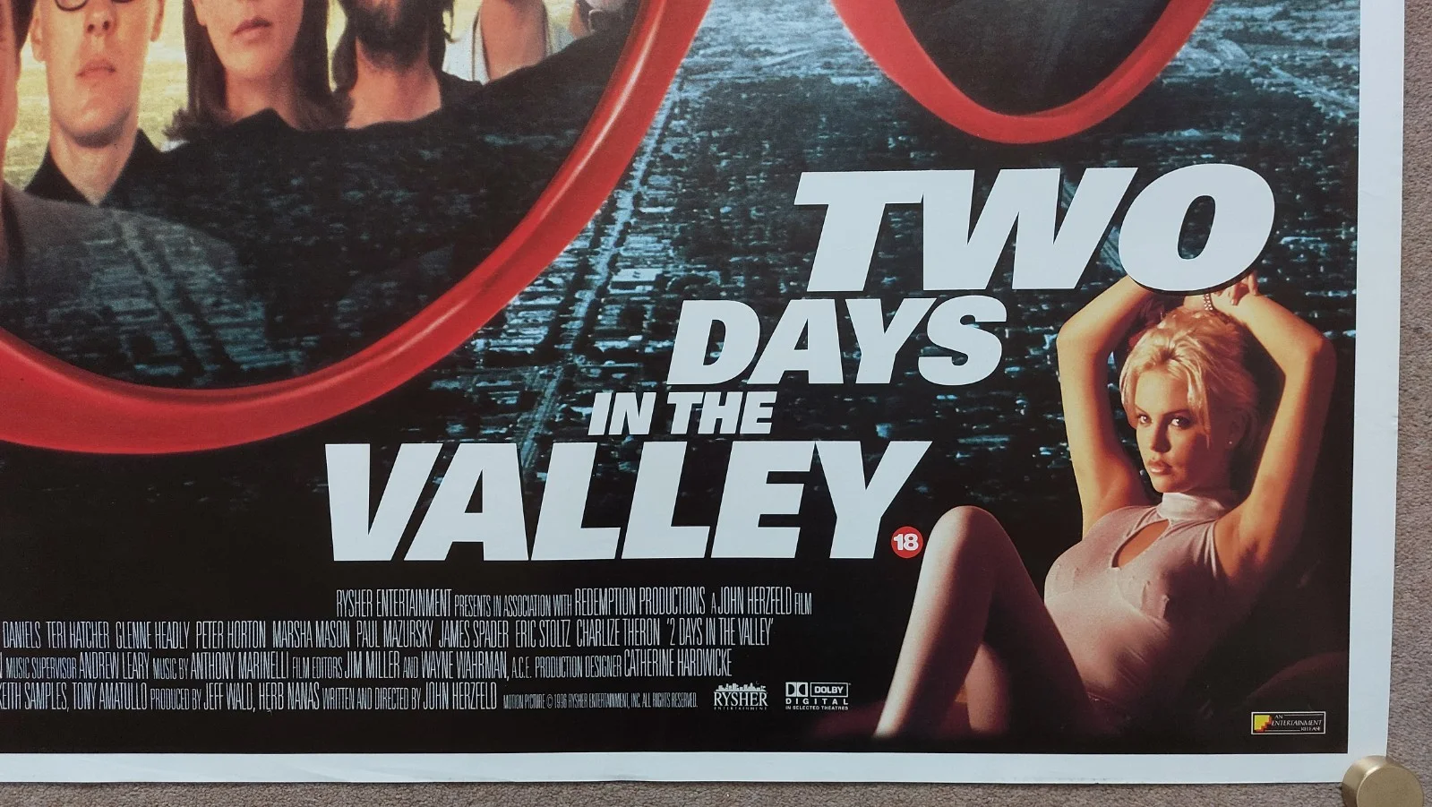 Two Days in the Valley Original UK Quad Poster, image 4