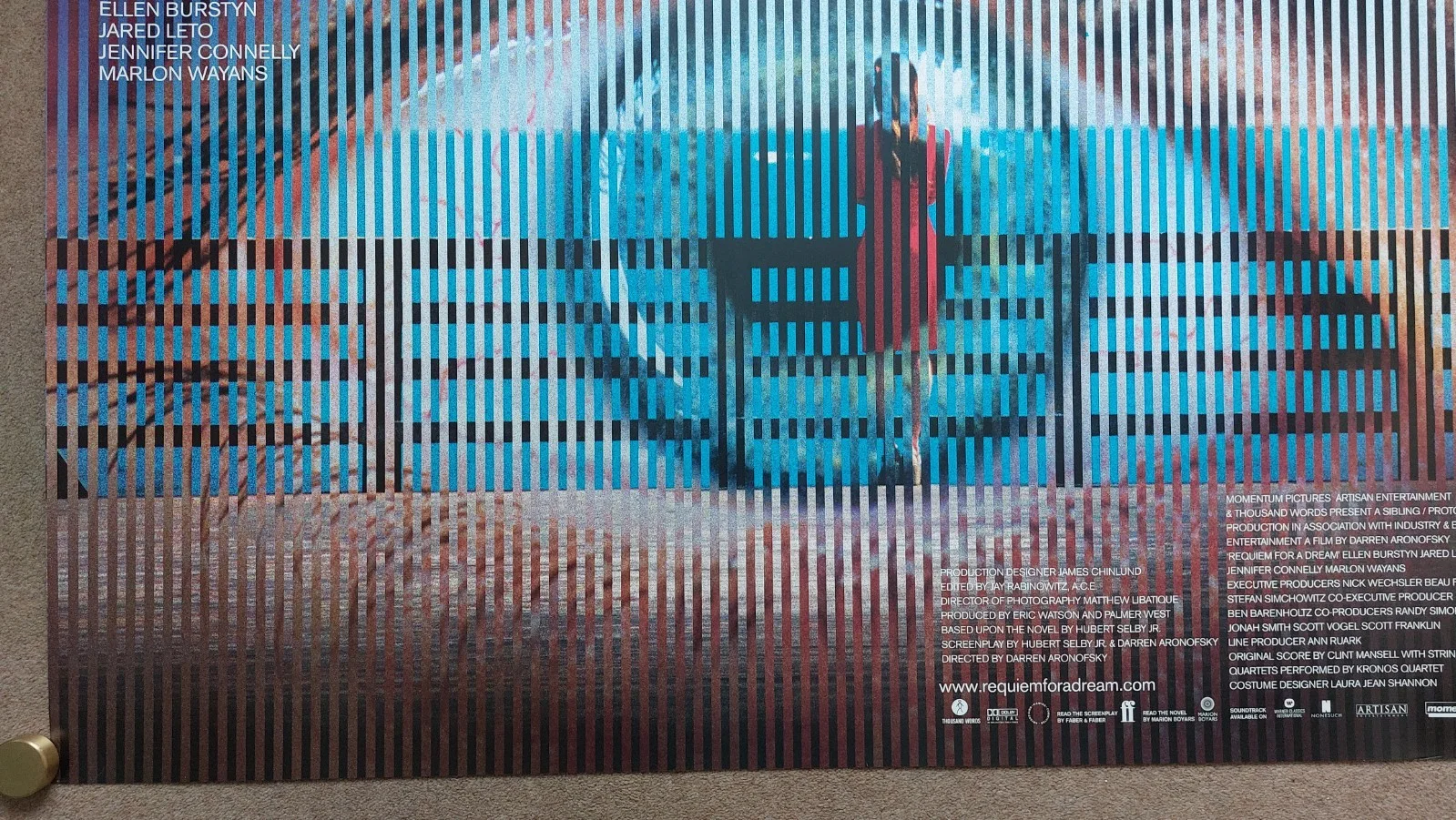 Requiem for a Dream Original UK Quad Poster, image 3