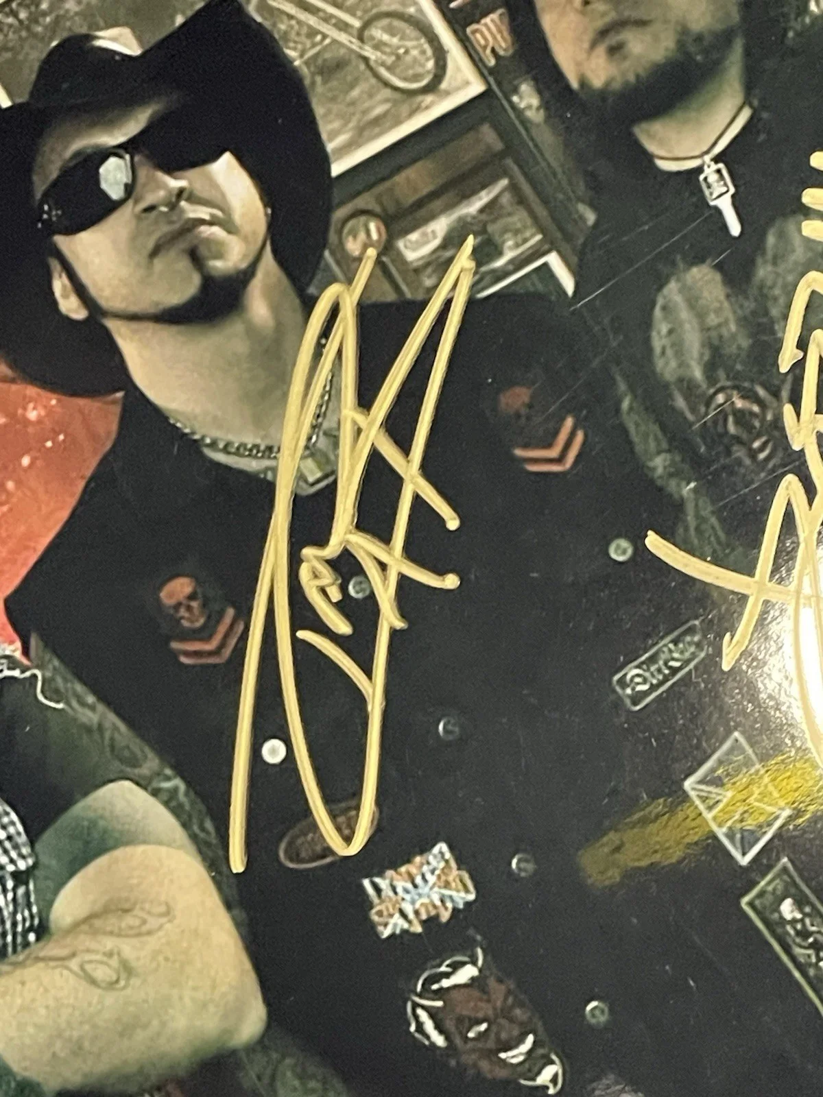 HELLYEAH signed 11x14 Photo CHAD GREY BOBZILLA TOM MAXWELL GREG TRIBBETT, image 3