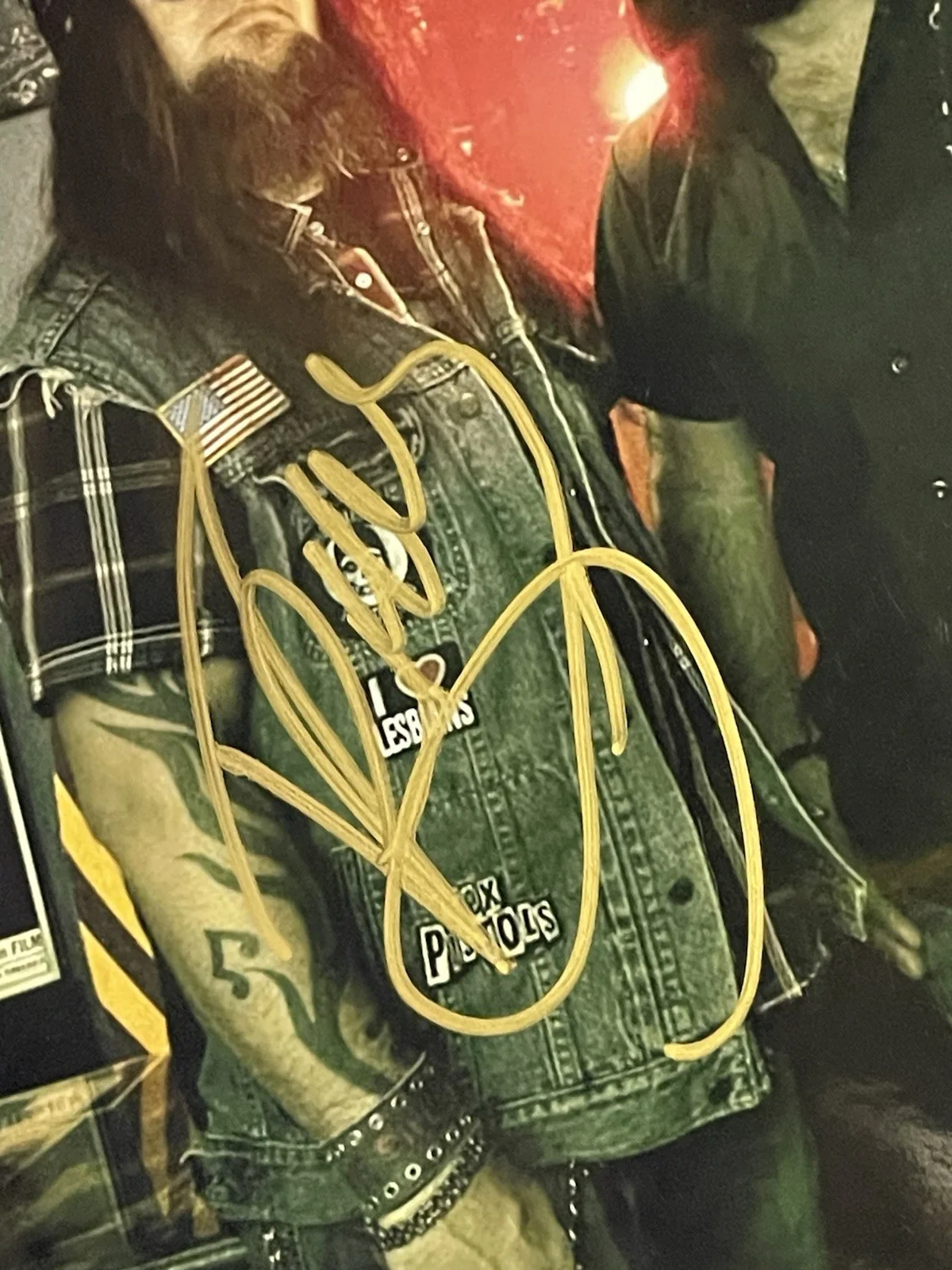 HELLYEAH signed 11x14 Photo CHAD GREY BOBZILLA TOM MAXWELL GREG TRIBBETT, image 5