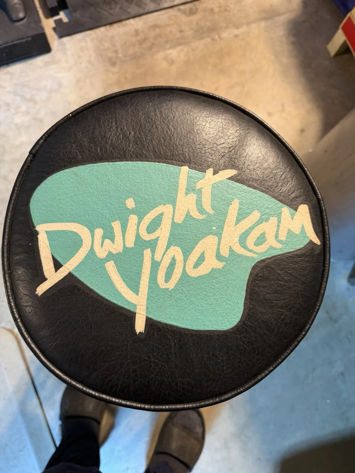 Dwight Yoakam Stool bar,decor,man cave,office,etc., image 2
