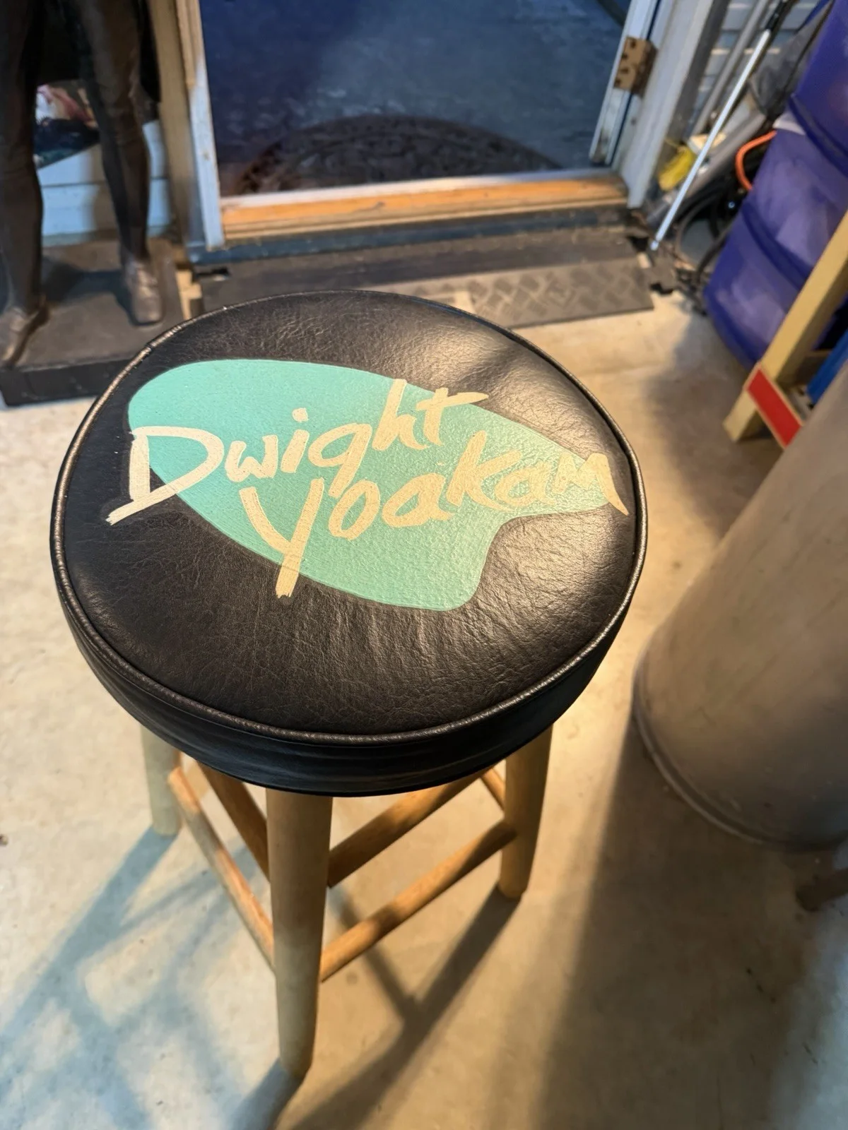 Dwight Yoakam Stool bar,decor,man cave,office,etc., image 4