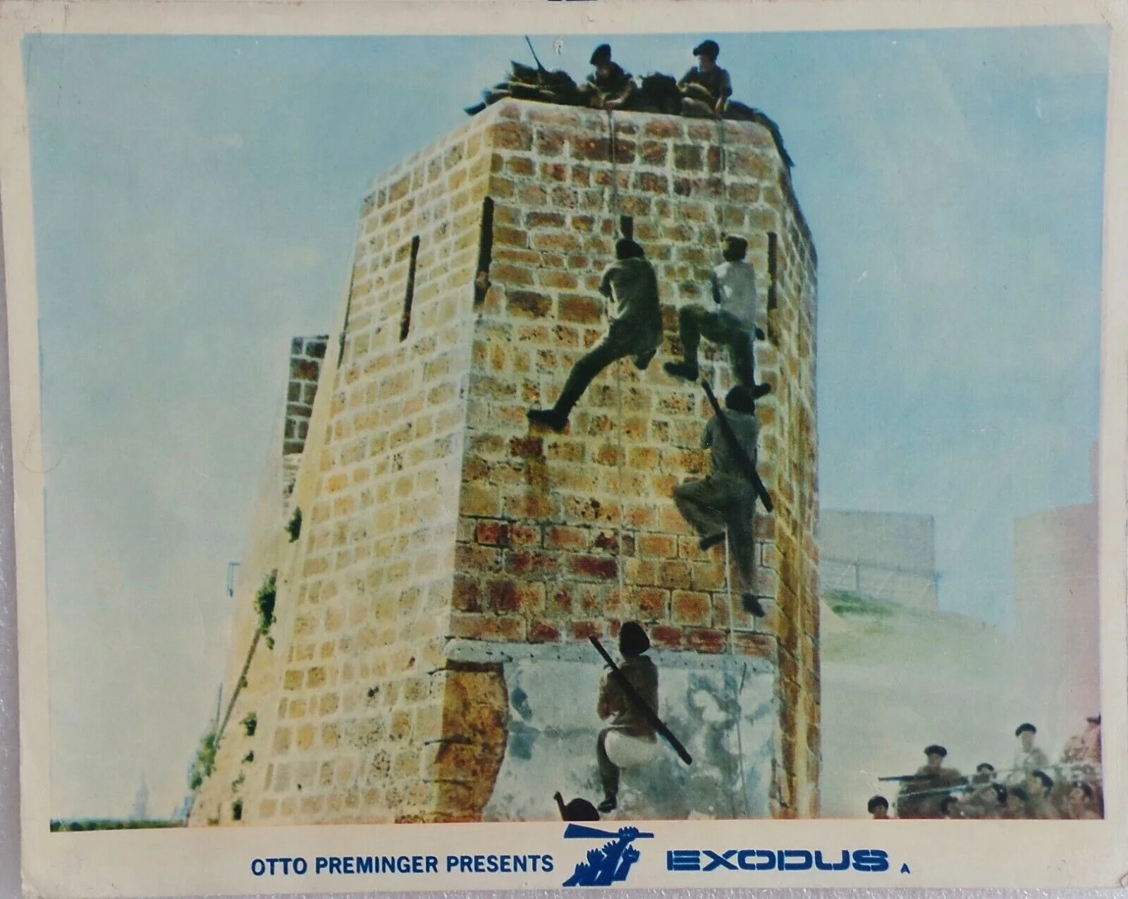 1960 LOBBY CARDS 10" x 8" - 'EXODUS' - Paul Newman - Peter Lawford, image 5