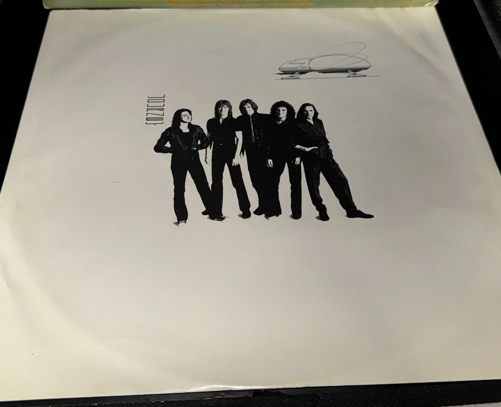 Steve Smith Journey Drummer Signed Steve Smith Auto ESCAPE LP Vinyl Album, изображение 5