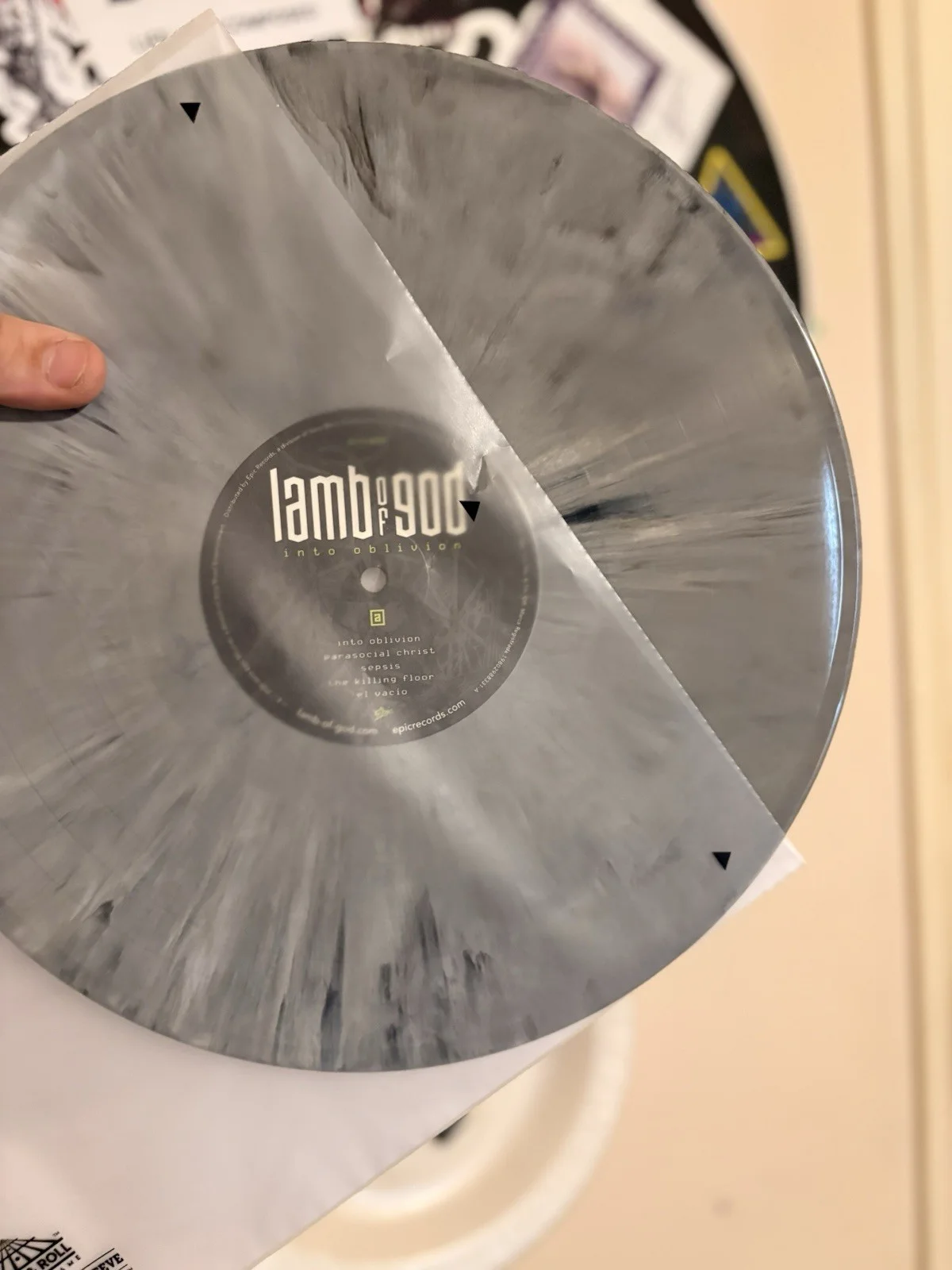 Lamb of God Into Oblivion Autographed Original Vinyl Record, изображение 5