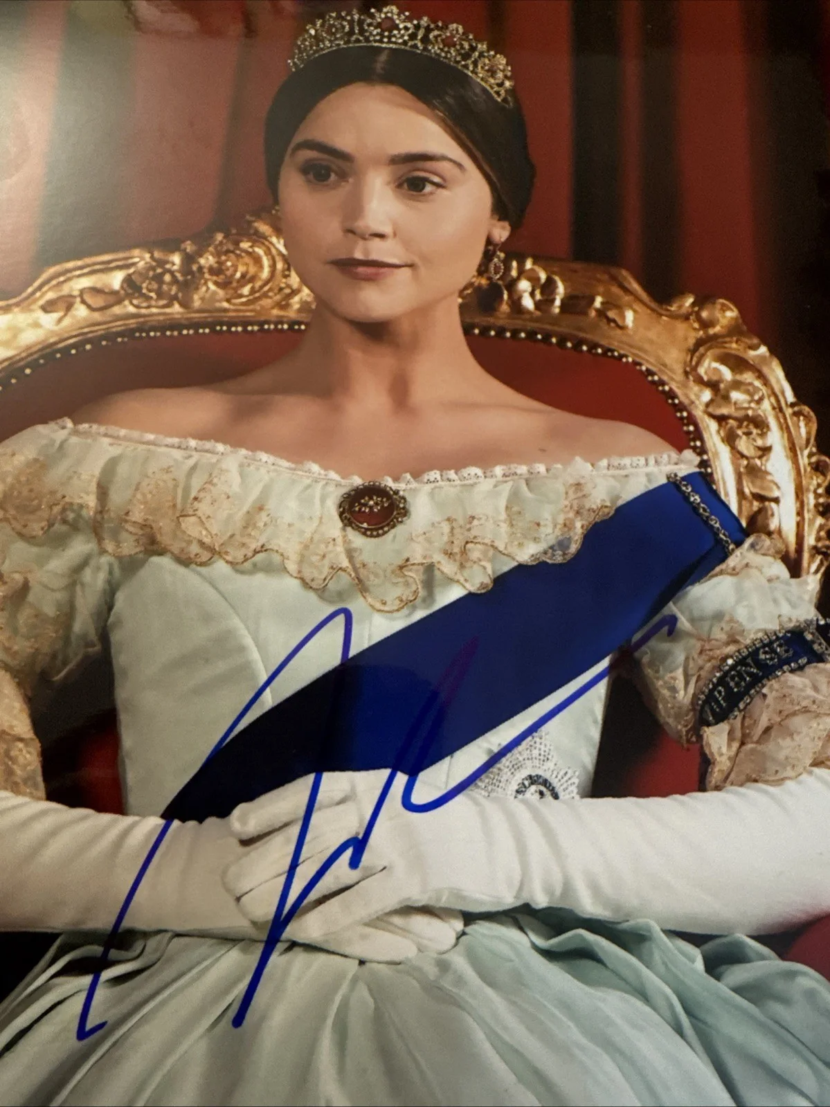 Jenna Coleman — Jenna Coleman autographed 8x10 Photo signed Victoria Doctor Who, изображение 2