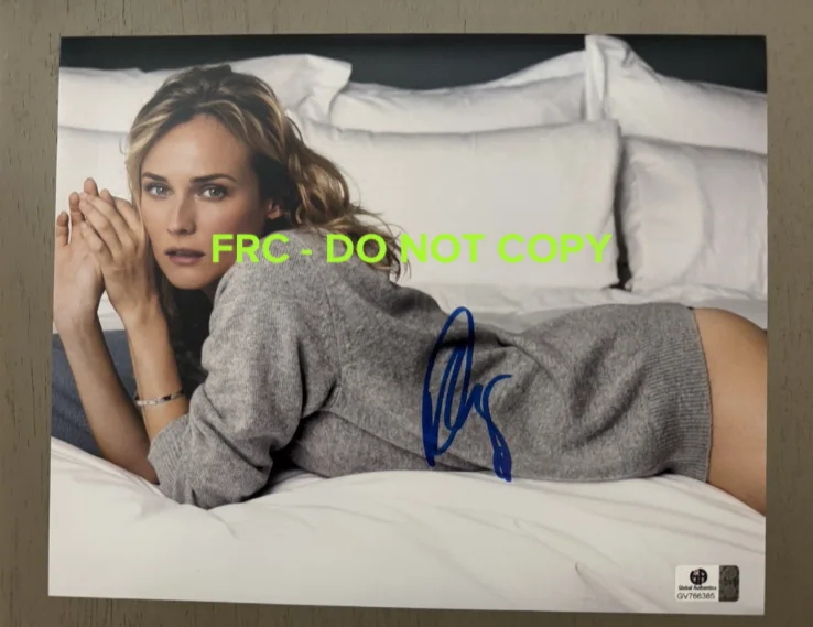 Diane Kruger — Diane Kruger Signed 8x10 Photo Autograph Global Authentics COA National Treasure