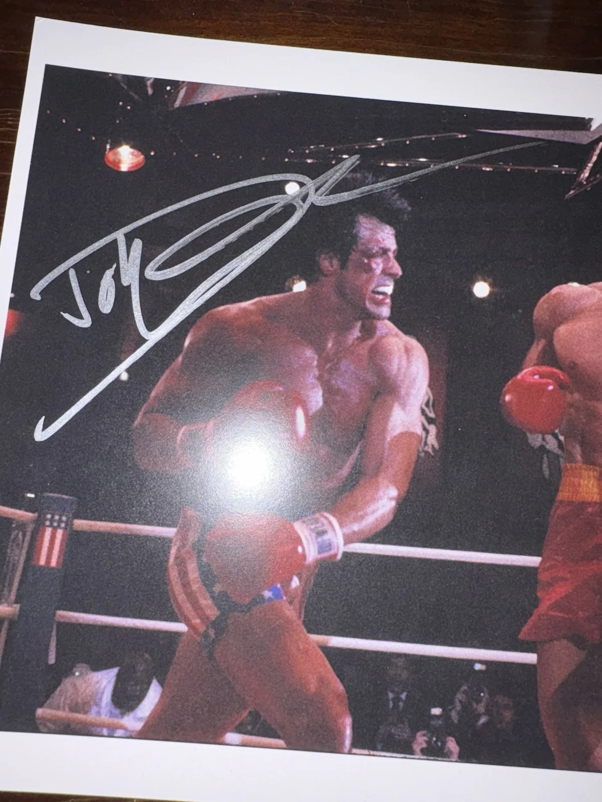 Dolph Lundgren “Ivan Drago” Signed / Autographed Rocky IV 8 x 10 photo, изображение 2