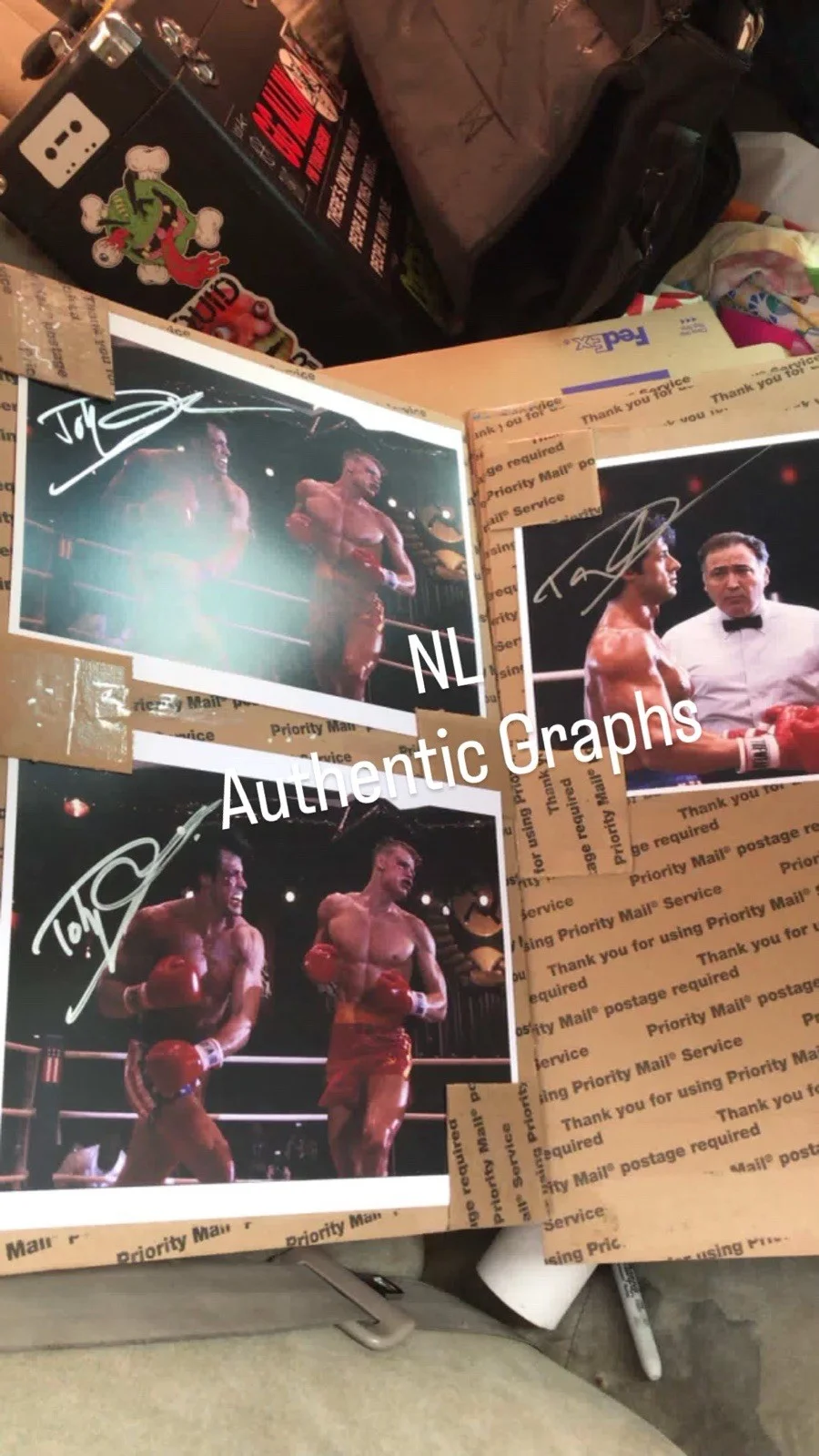 Dolph Lundgren — Dolph Lundgren Signed HE Man Masters of the Universe 11 x 17 Movie Poster, изображение 5