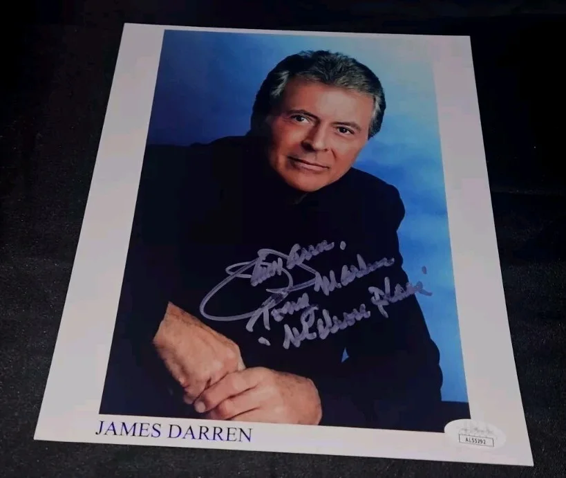 James Darren — JAMES DARREN MELROSE PLACE TONY MARLIN SIGNED 8x10 GLOSSY PHOTO JSA ACTOR SINGER, изображение 4