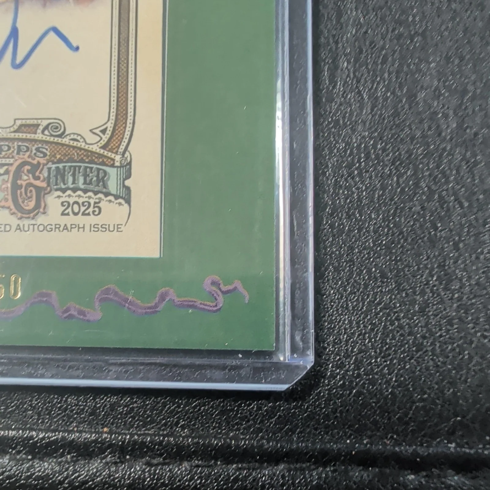 LESLEY ARFIN — LESLEY ARFIN 2025 TOPPS ALLEN & GINTER MINI FRAMED GREEN AUTO /50, image 4
