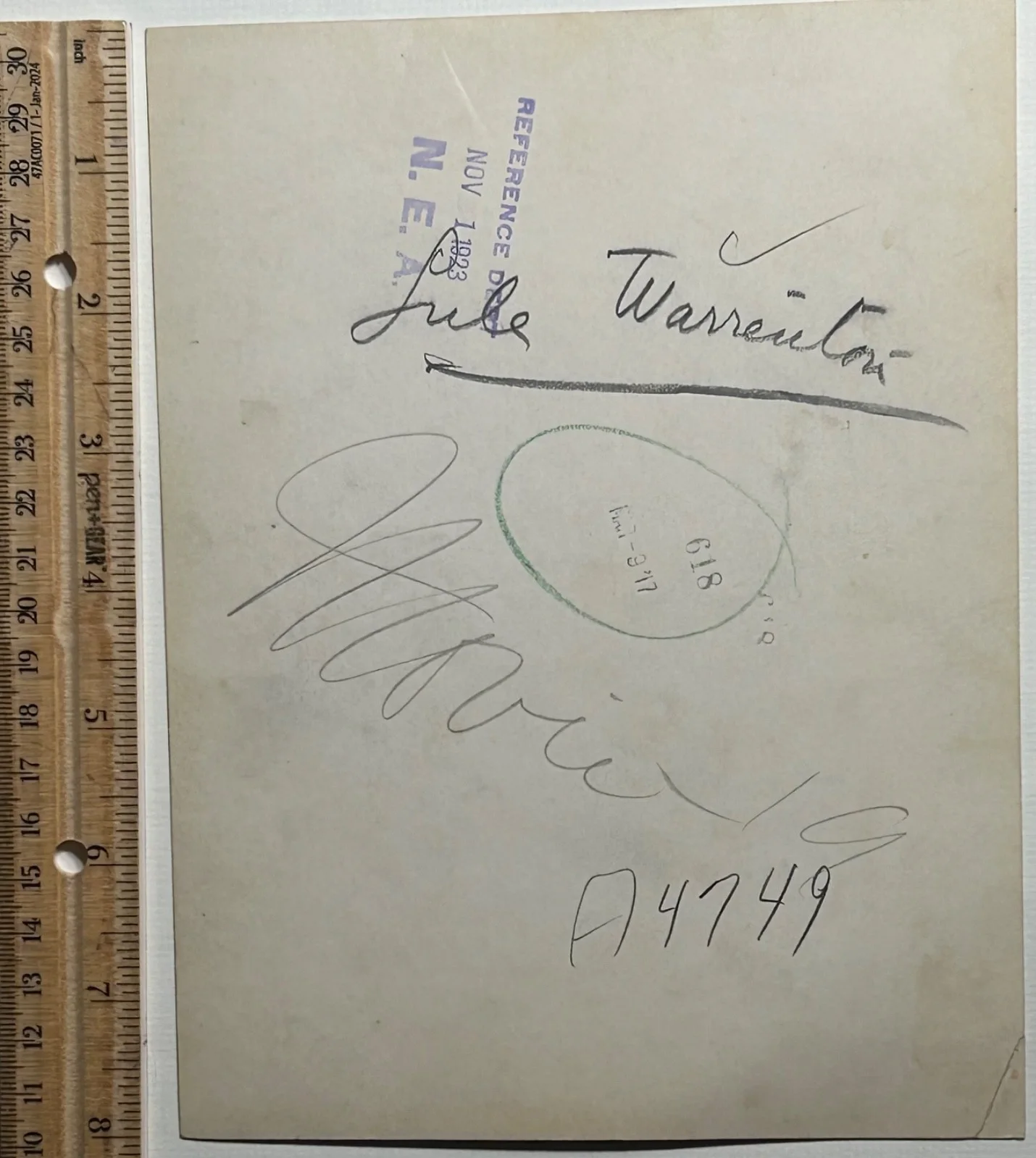 LULE WARRENTON—SIGNED PHOTO—Early Woman Director/Studio Owner•1st Werewolf Film, изображение 3