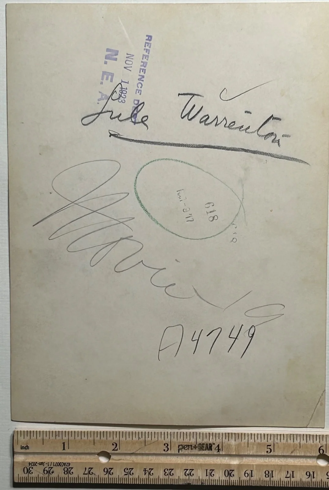 LULE WARRENTON—SIGNED PHOTO—Early Woman Director/Studio Owner•1st Werewolf Film, изображение 4