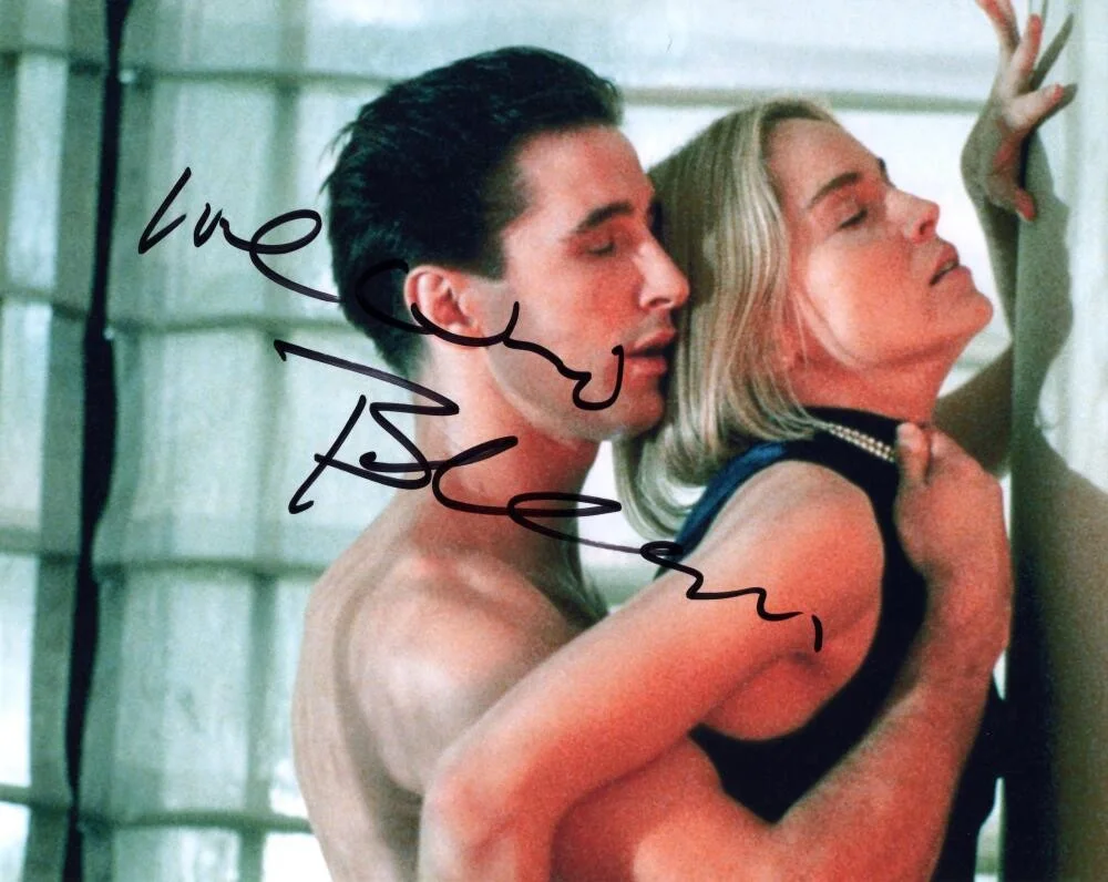 William Baldwin — William Baldwin Signed Autograph 8x10 Photo - Silver Stud w/ Sexy Sharon Stone