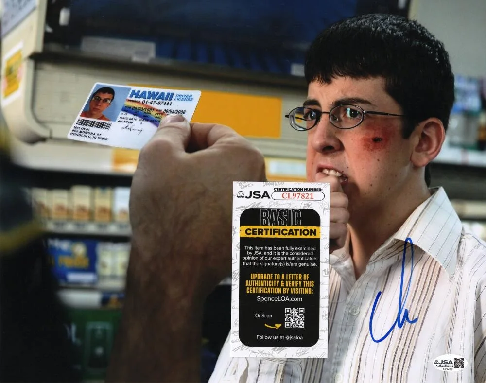 Christopher Mintz-Plasse — Christopher Mintz Plasse Signed Autograph 11x14 Photo - I Am McLovin w/ JSA COA, image 2