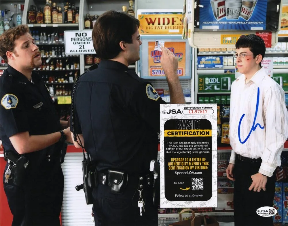 Christopher Mintz-Plasse — Christopher Mintz Plasse Signed Autograph 11x14 Photo - Superbad McLovin JSA COA, image 2
