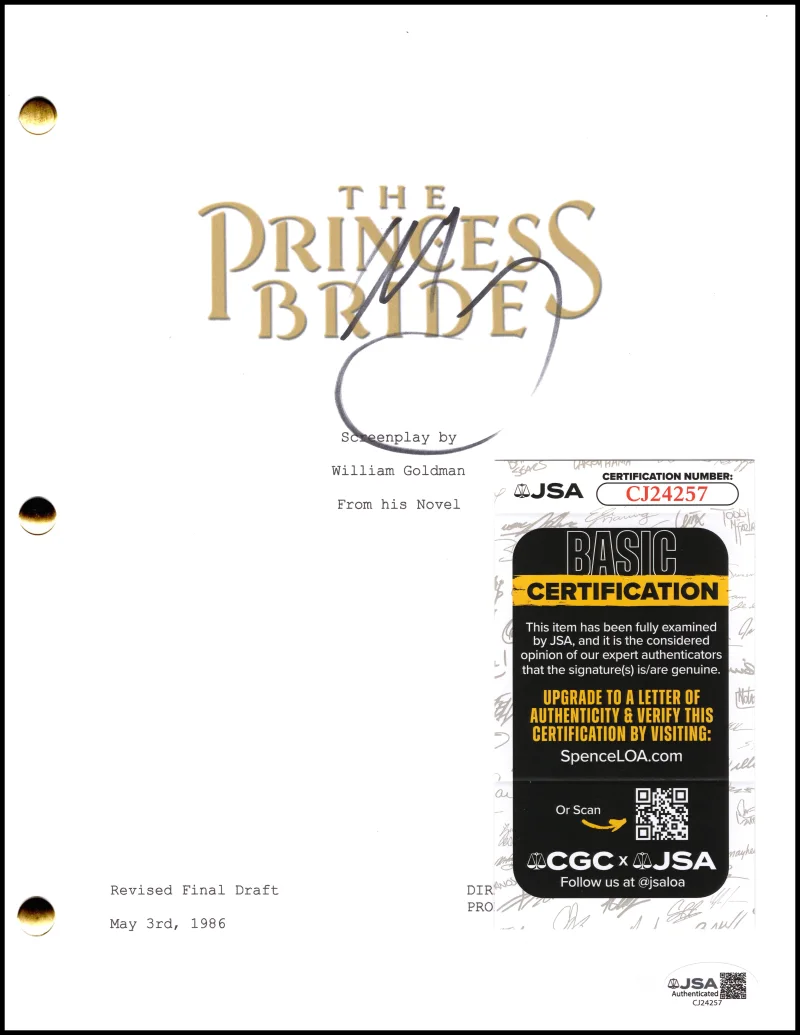 Mandy Patinkin — Mandy Patinkin Signed Autograph The Princess Bride Script Screenplay w/ JSA COA, image 2