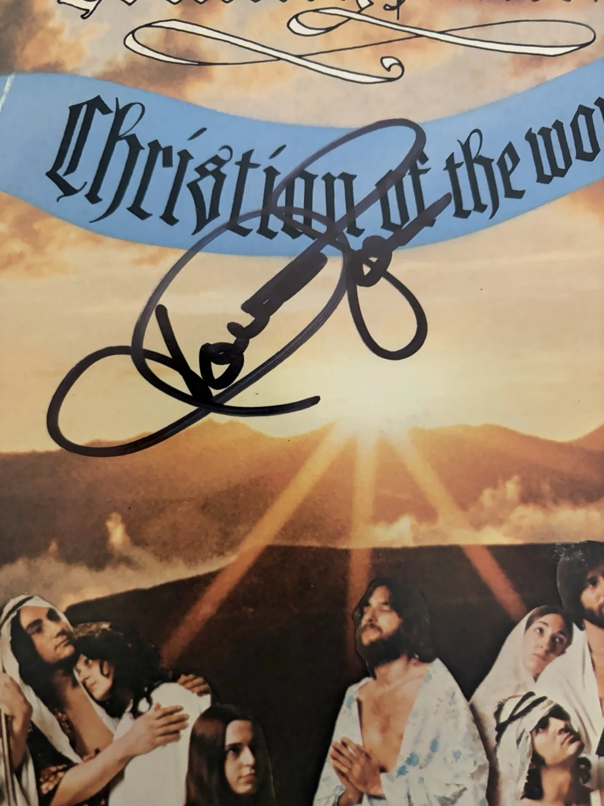 Tommy James Signed Christian Of The World LP Autographed Draggin’ The Line, изображение 2