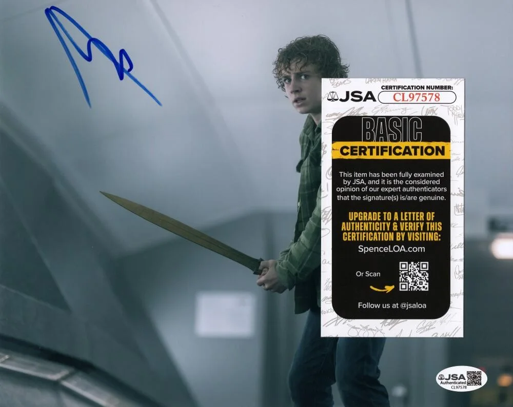 Walker Scobell — Walker Scobell Signed Autograph 8x10 Photo - Percy Jackson and the Olympians JSA, image 2