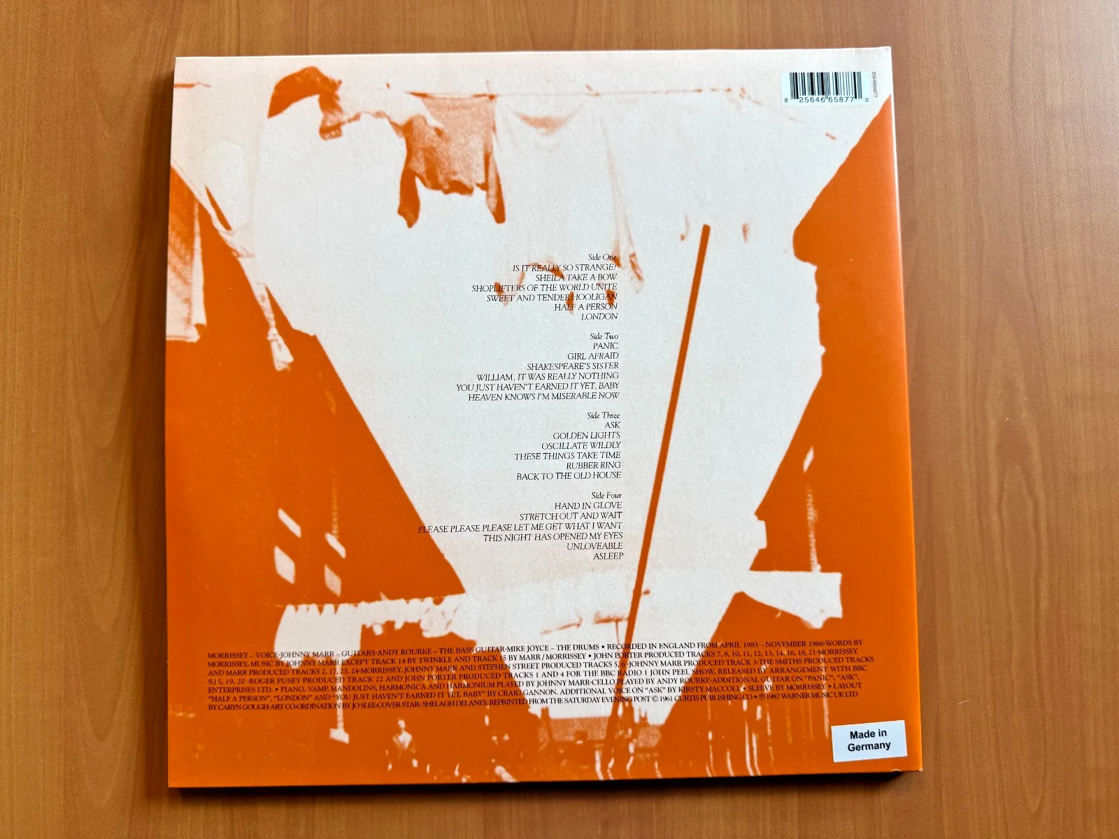 Johnny Marr The Smiths Louder Than Bombs Signed Vinyl Record LP Beckett COA, изображение 3