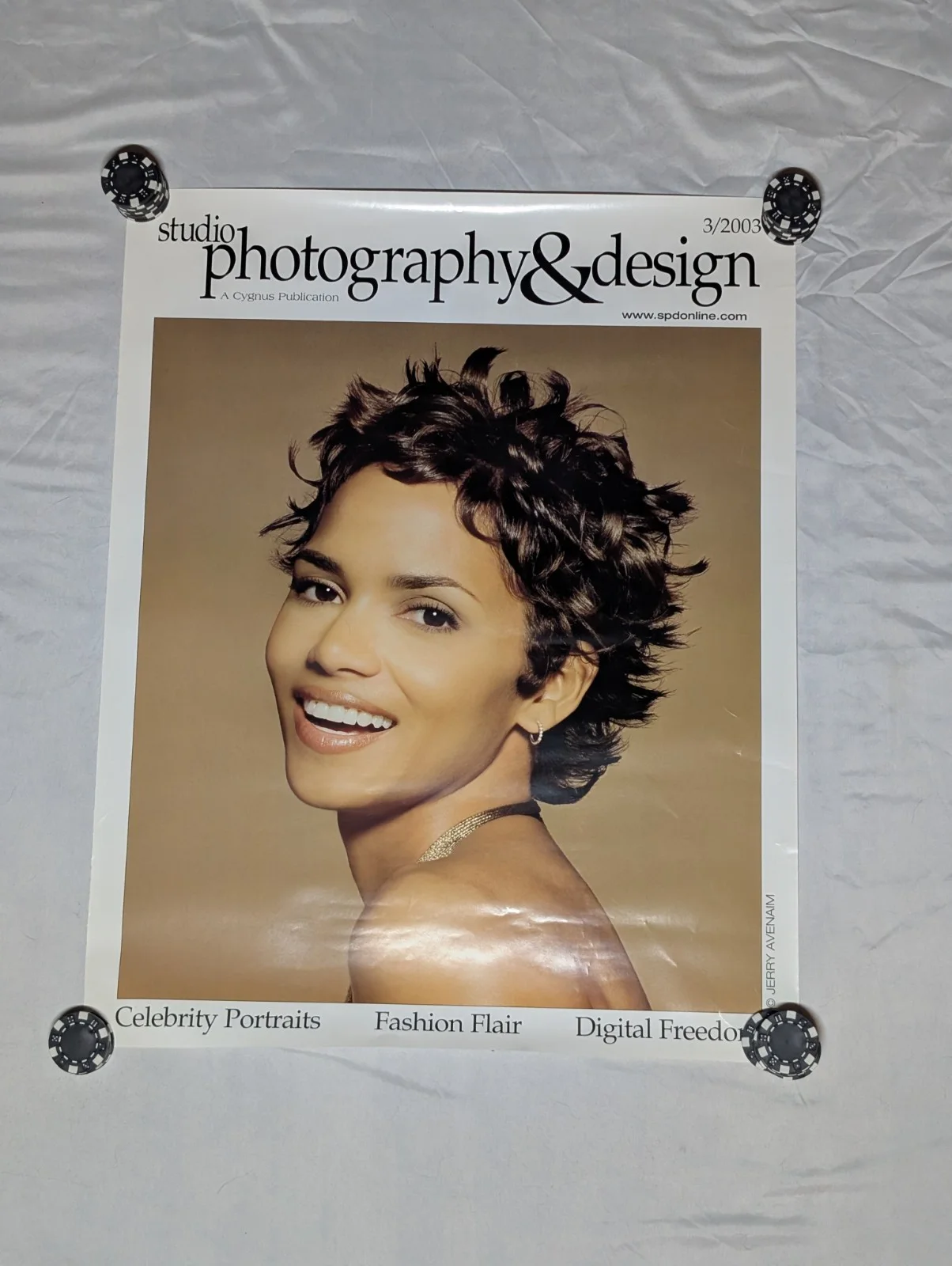 Halle Berry 2003 Studio Photography & Design Poster Board Photo 19x24, image 2