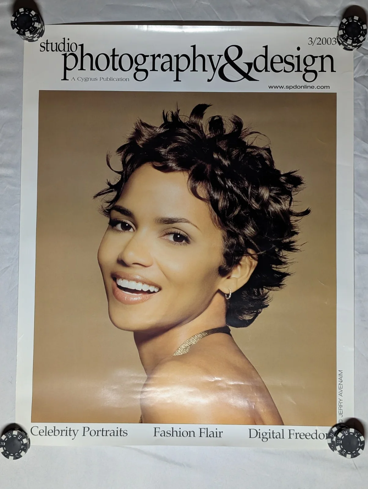 Halle Berry 2003 Studio Photography & Design Poster Board Photo 19x24, image 3