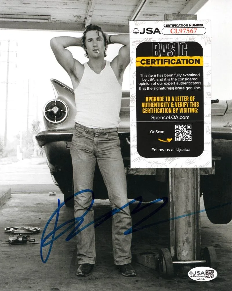 Richard Gere — Richard Gere Signed Autograph 8x10 Photo - Handsome Pretty Woman Hunk w/ JSA COA, изображение 2
