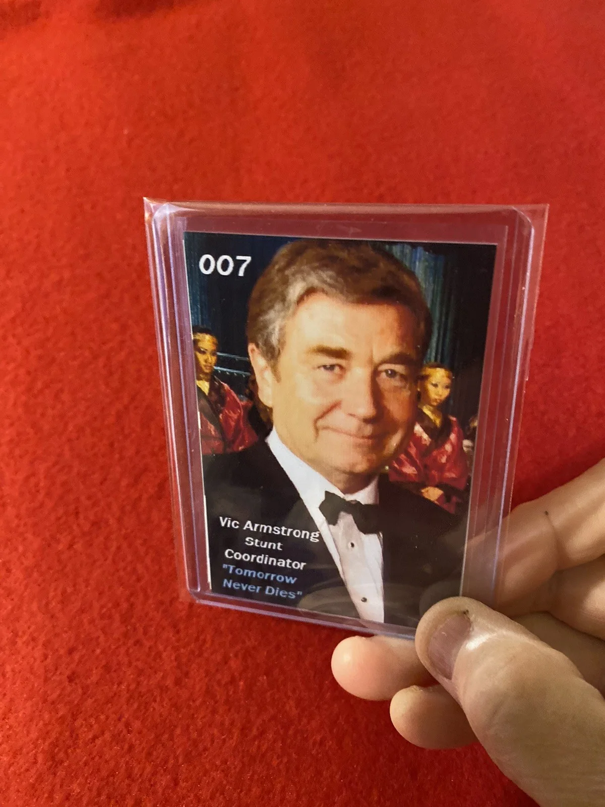James Bond Autograph- Vic Armstrong- Stunt Coordinator For Several 007 Films., image 3