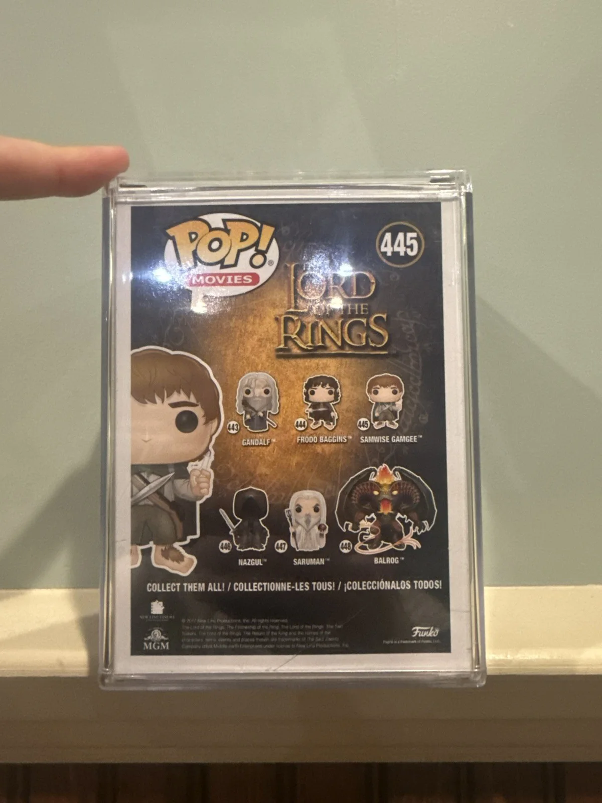 Sean Astin — Samwise Gamgee Autographed Funko Pop 445 Lord of the Rings OC Authentication, изображение 4