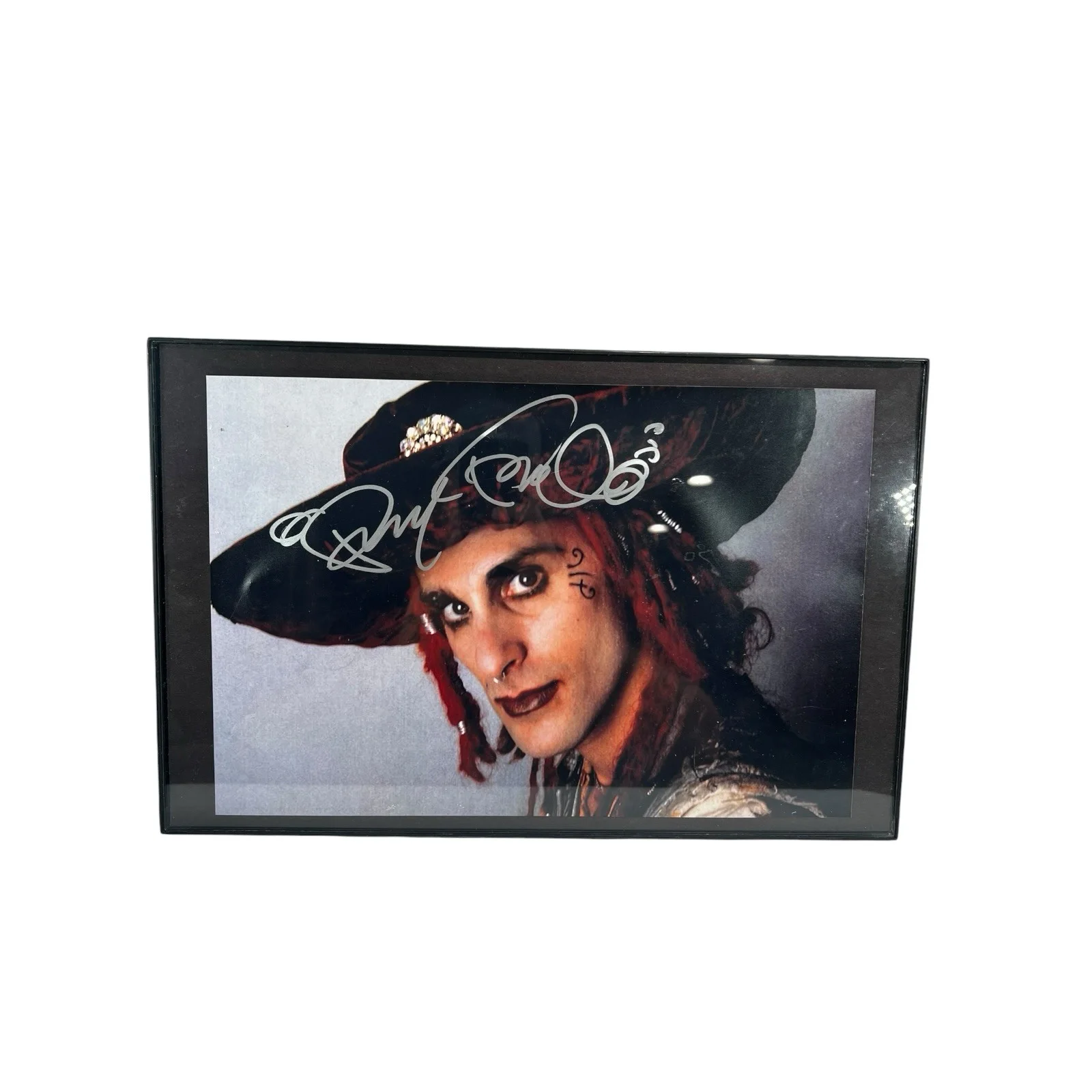 Vintage PERRY FARRELL JANES ADDICTION signed Framed Photo 11 x 17, изображение 2