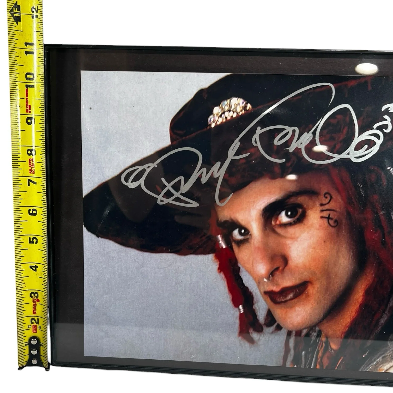 Vintage PERRY FARRELL JANES ADDICTION signed Framed Photo 11 x 17, изображение 5