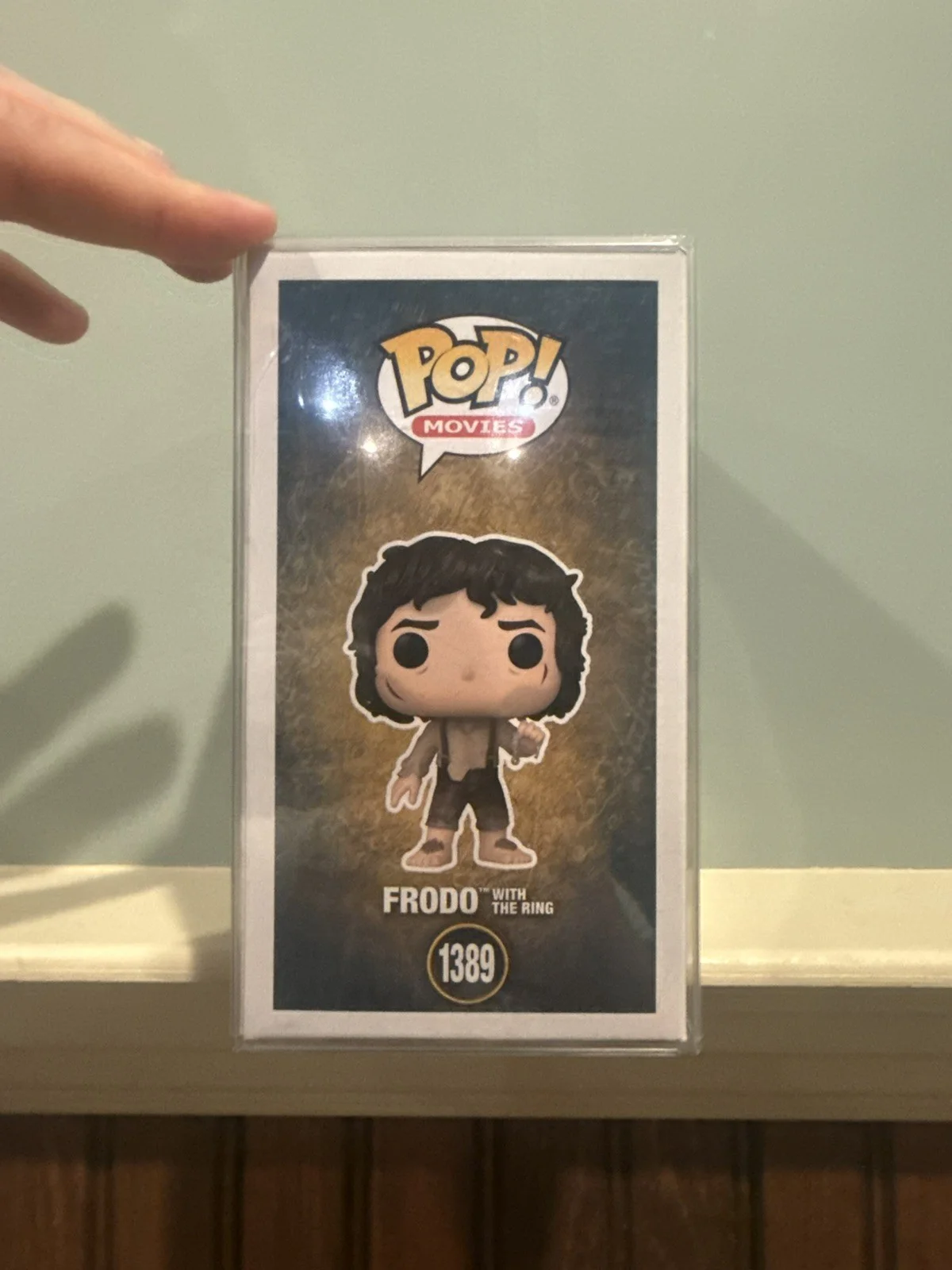 Elijah Wood — Funko Pop Lord Of The Rings Frodo With The Ring #1389 Signed By Elijah Wood JSA, изображение 3