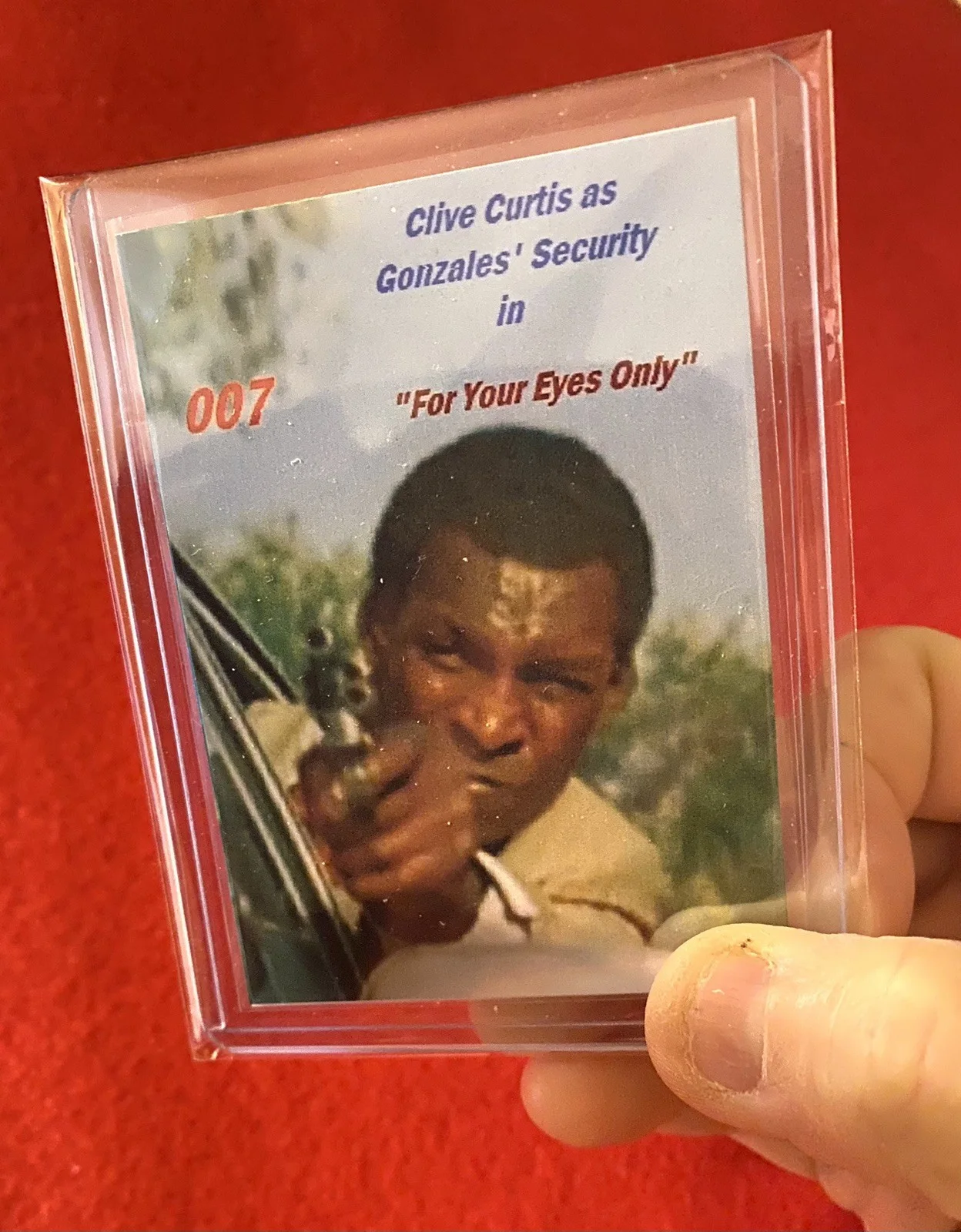James Bond Autograph- Clive Curtis As Gonzales Security In “For Your Eyes Only”., изображение 3