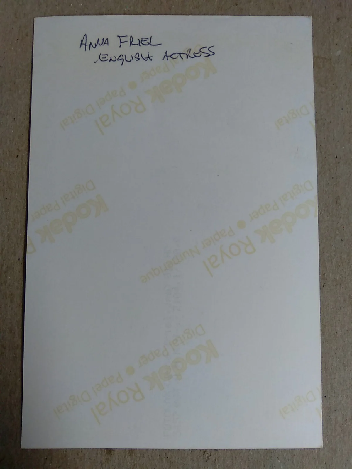 Anna Friel English Actress Beth Jordache- Brookside Autograph Signed 6x4 Photo, image 3