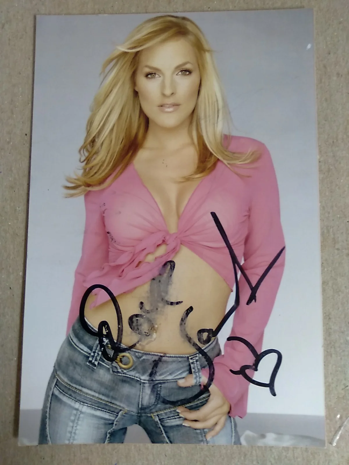 Sandy Molling German Singer & TV Personality Autographed Signed 6x4in Photo, изображение 2