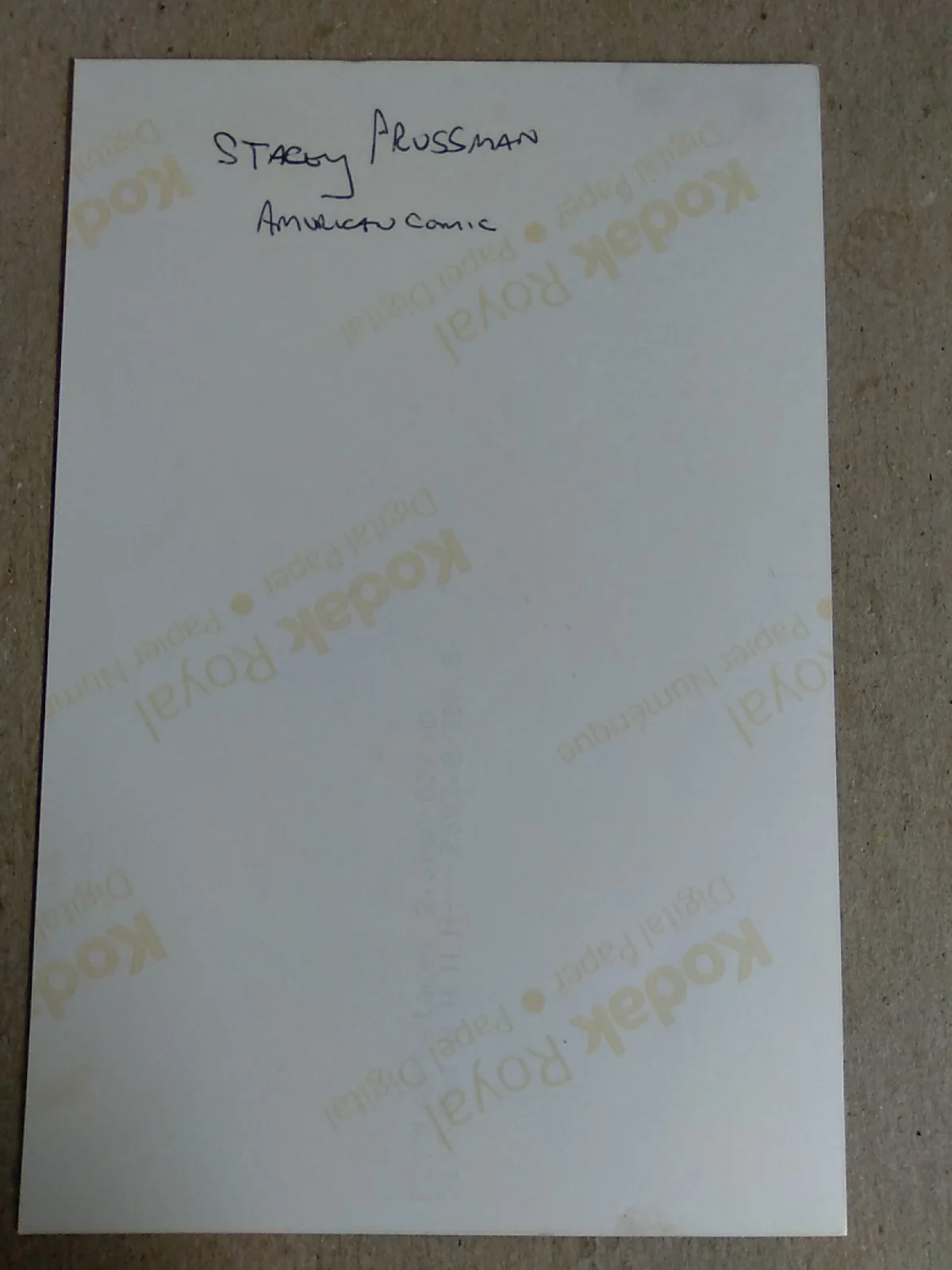 Stacey Prussman National Stand Up Comic &Radio Host Signed Autographed 6x4 Photo, изображение 3